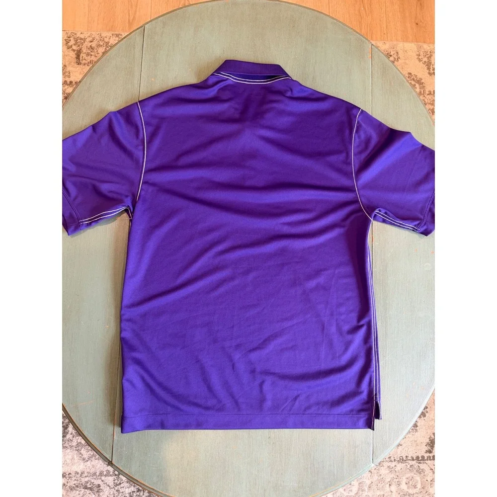 Nike Golf Dri-FIT Polo Shirt Mens Small Purple Olivet Nazarene University 443119